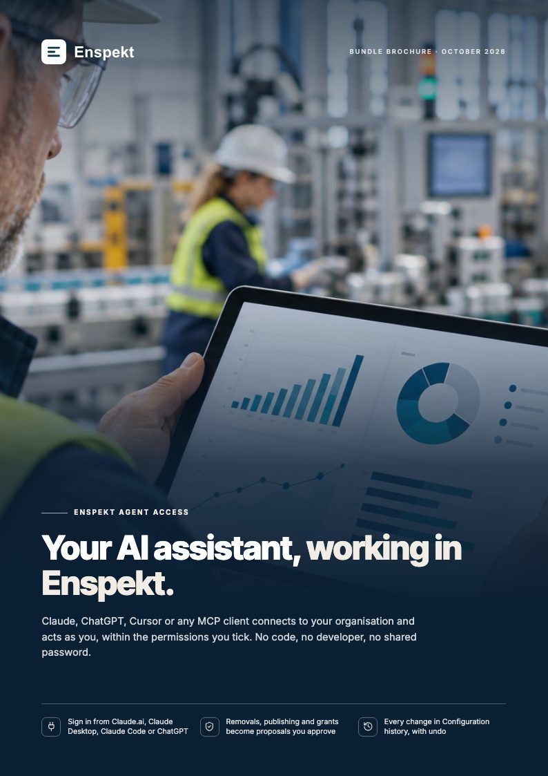 Cover of the Enspekt Agent Access brochure